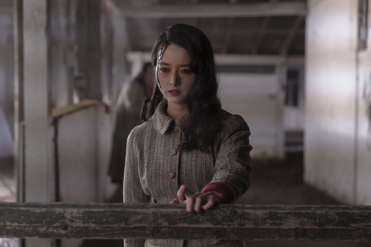 Kiki Sukezane as Yuko in "The Terror: Infamy"