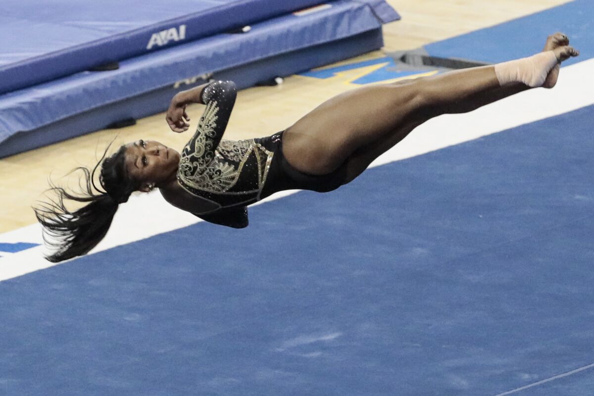 Ucla Gymnastics Captivates Fans Both Young And Old Los Angeles Times 