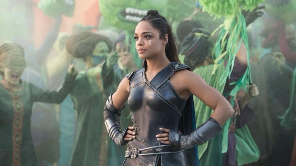 Tessa Thompson as Valkyrie in "THOR: RAGNAROK"