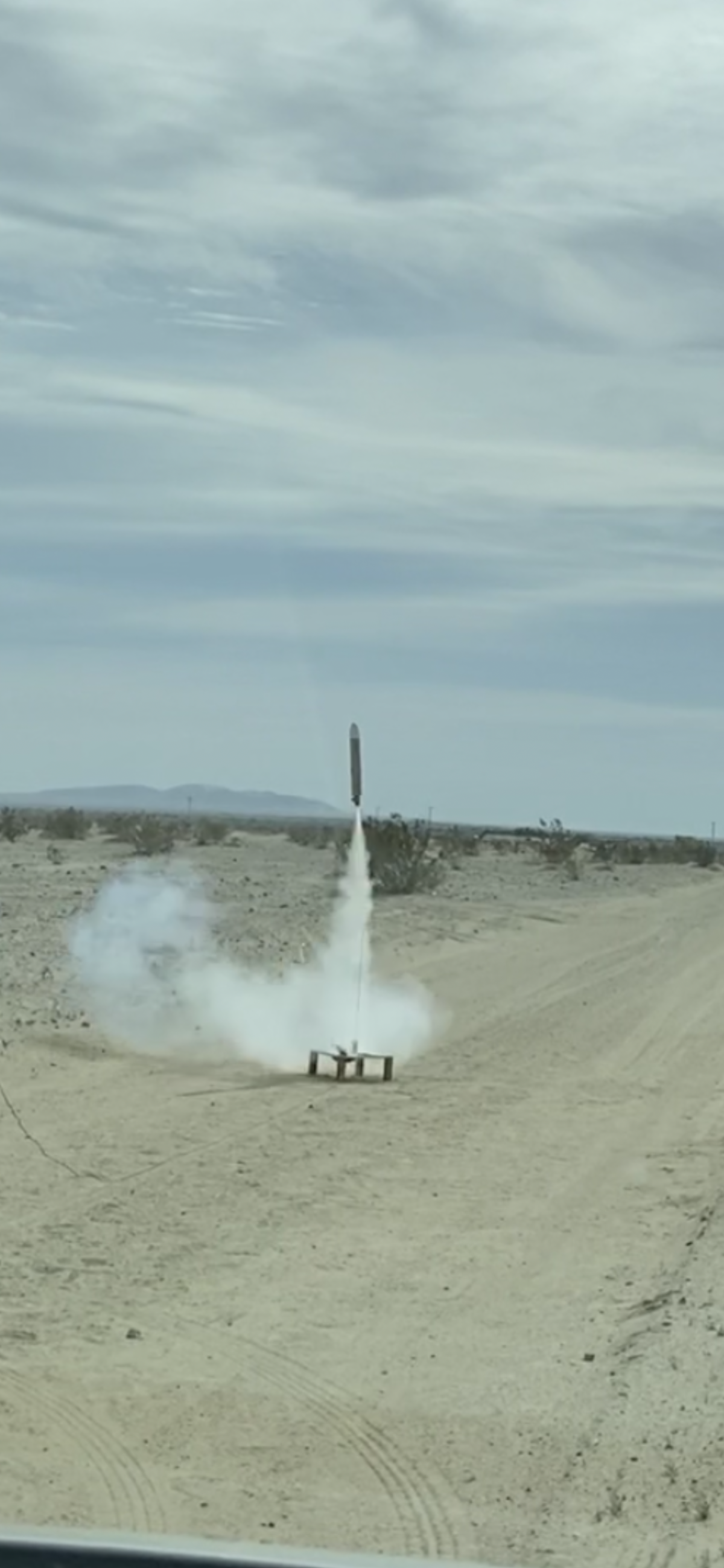 The Aerofusion team successfully launches its thrust-vector-controlled rocket 