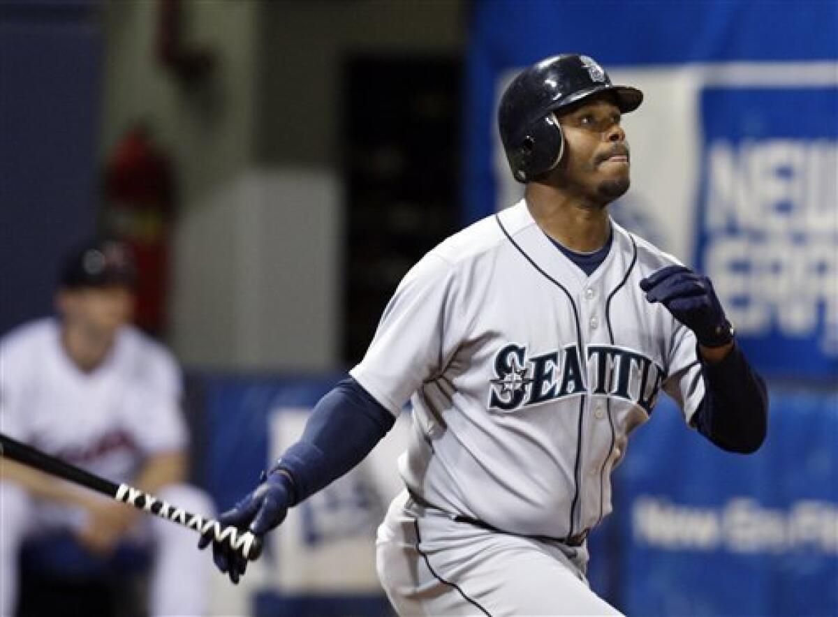 Griffey hits 8th career opening-day HR - The San Diego Union-Tribune
