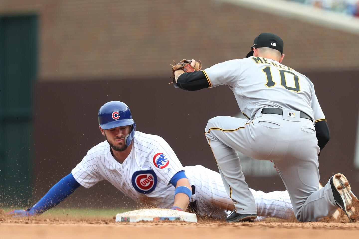 Chicago Cubs third baseman KRIS BRYANT hits a home run