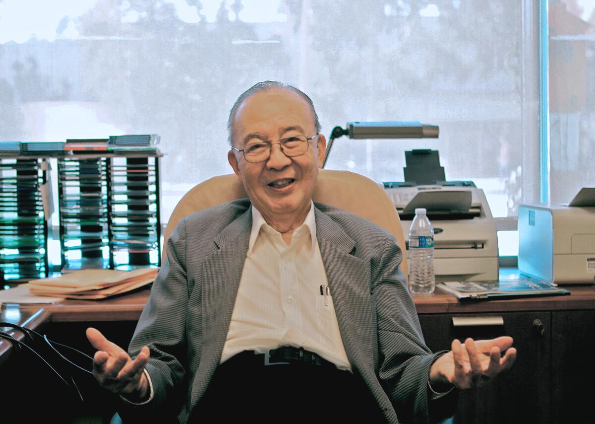 Shu Chien, recently retired founding chair of UCSD's bioengineering department, helped pioneer the study of blood flow as an engineering issue.