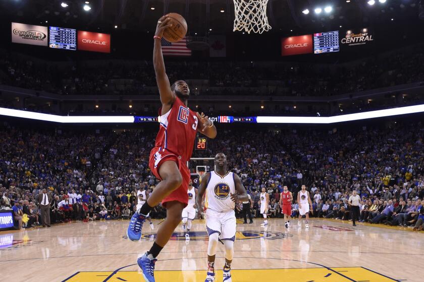 Clippers guard Chris Paul had 26 points with nine assists in a 112-108 loss to the Golden State Warriors on Nov. 4.