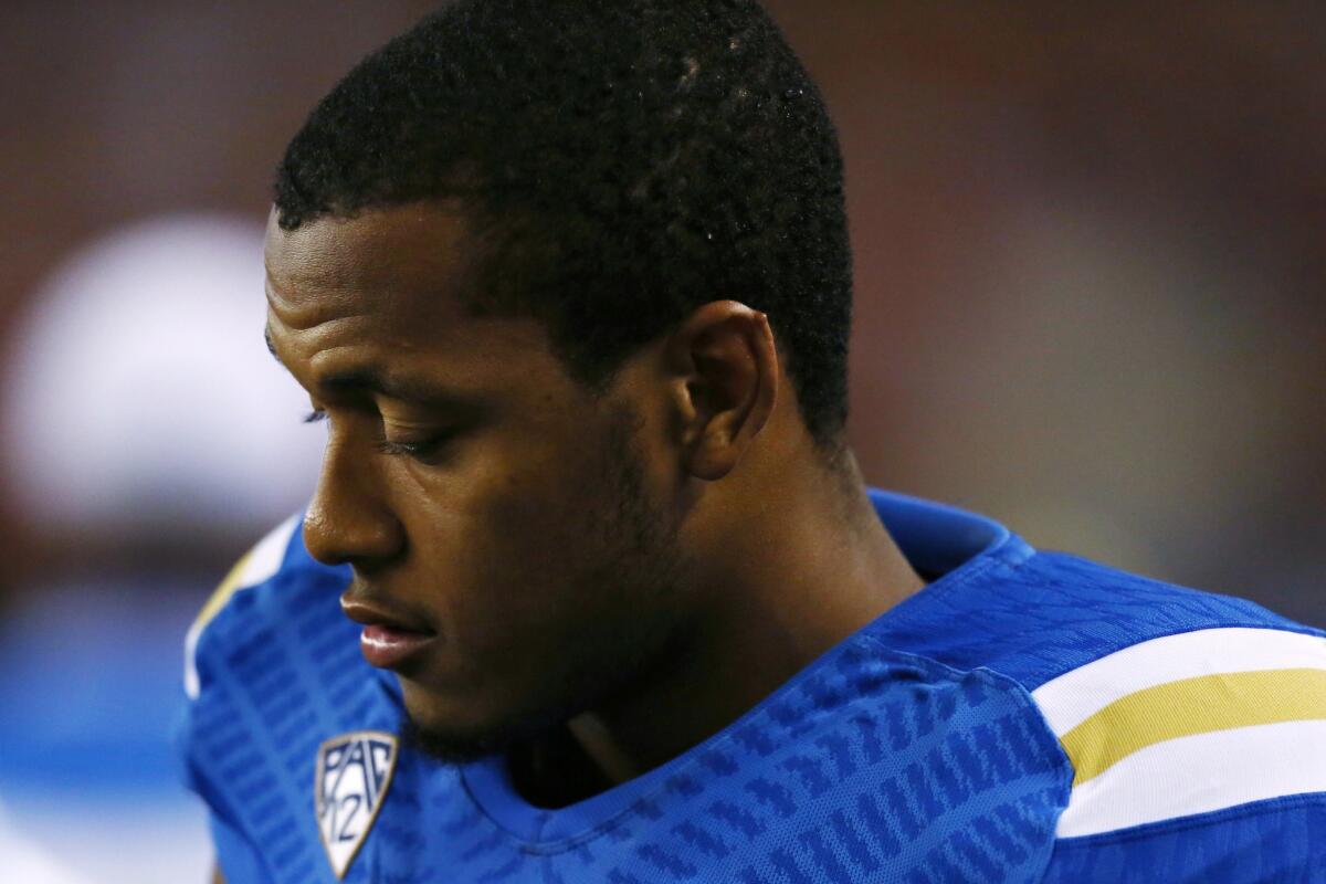 UCLA quarterback Brett Hundley is expected to be a game-time decision for the Bruins on Thursday when they face Arizona State in Tempe, Ariz. Hundley suffered an injury to his left elbow against Boston College on Sept. 13.