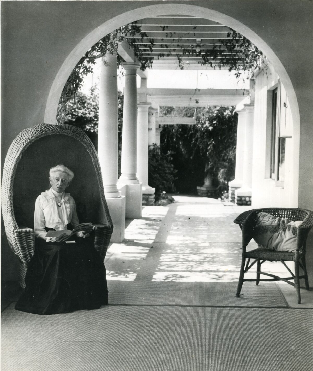 Ellen Browning Scripps is pictured around 1930.