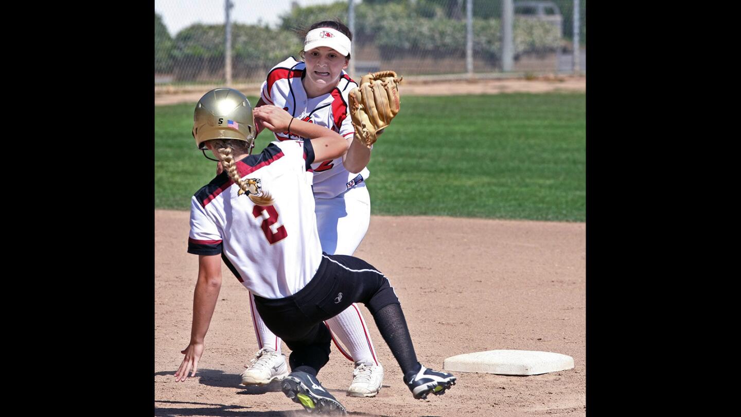 Photo Gallery: Burroughs girls softball vs. Oaks Christian in CIF playoff game