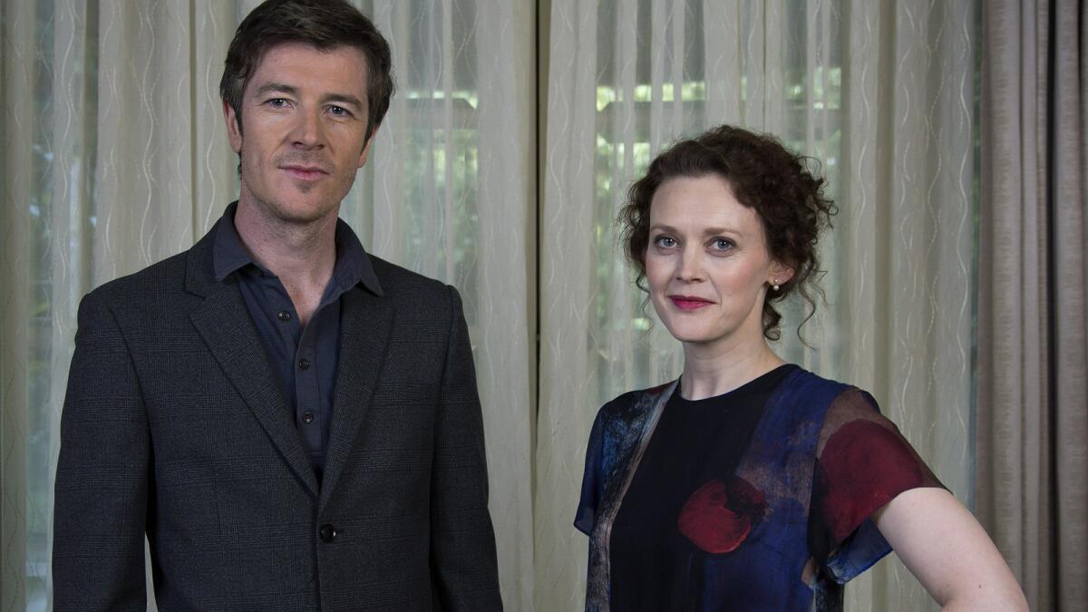 Barry Ward and Simone Kirby star in "Jimmy's Hall."