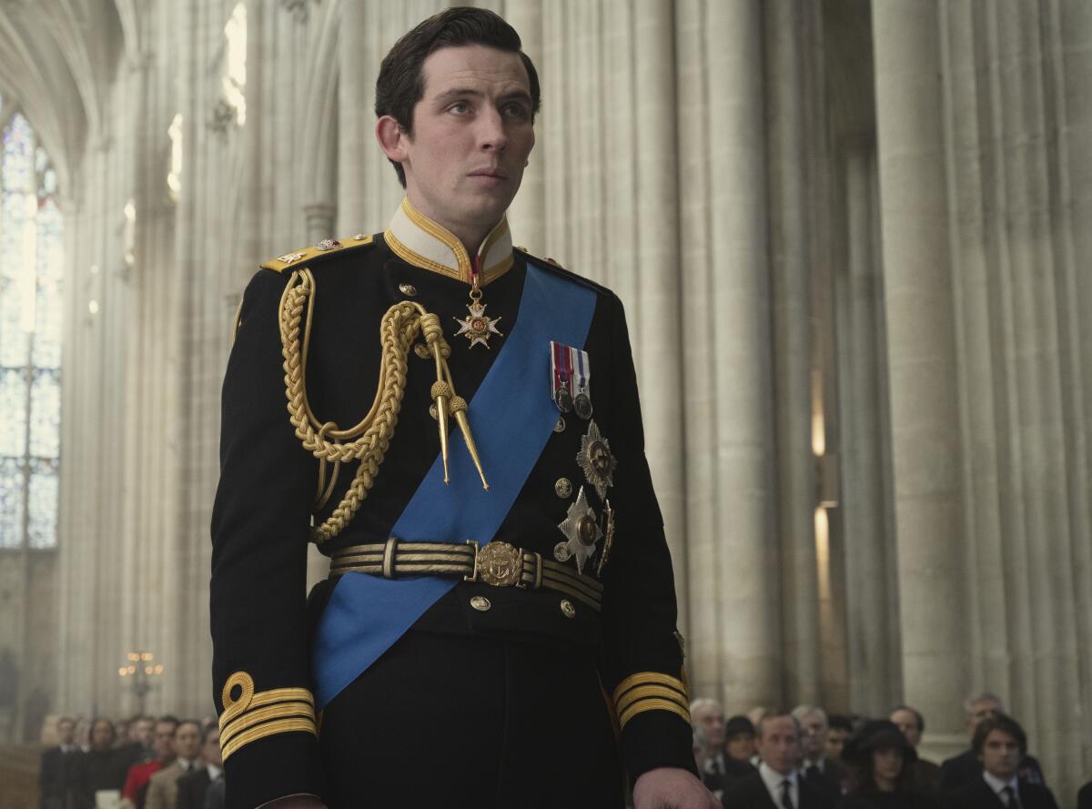 Josh O'Connor as Prince Charles in Season 4 of "The Crown."