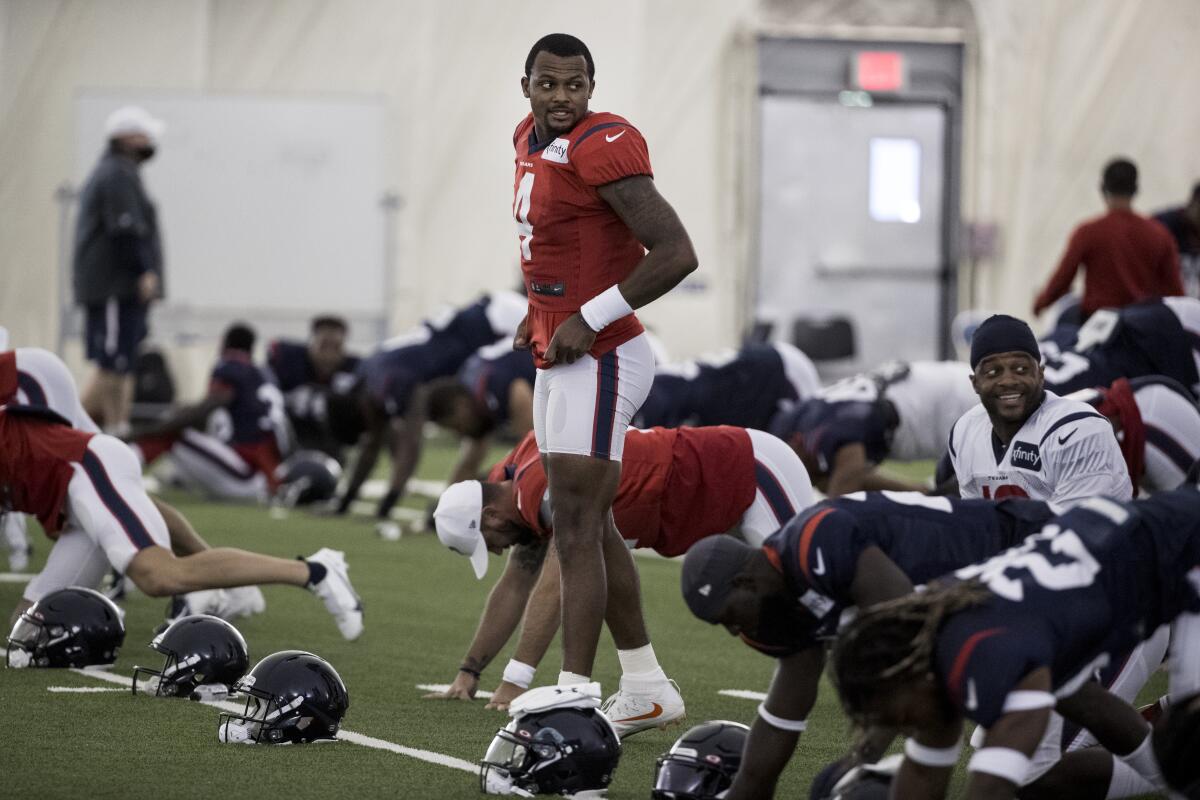 Watson poised to lead Texans offense with Hopkins in Arizona - The San  Diego Union-Tribune