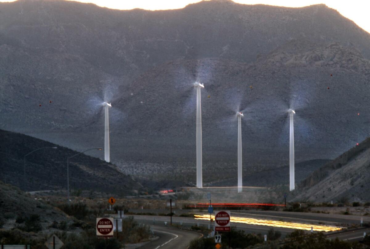 Imperial County wind turbines