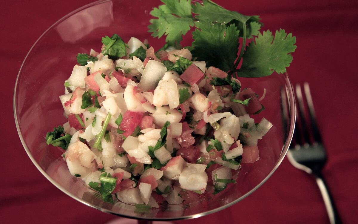 Sweet Butter's shrimp ceviche