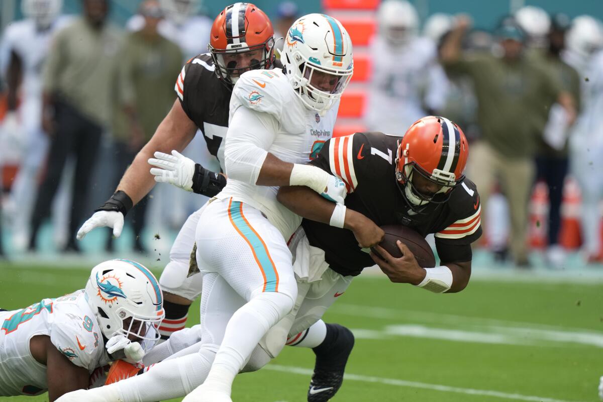 cleveland browns miami dolphins game