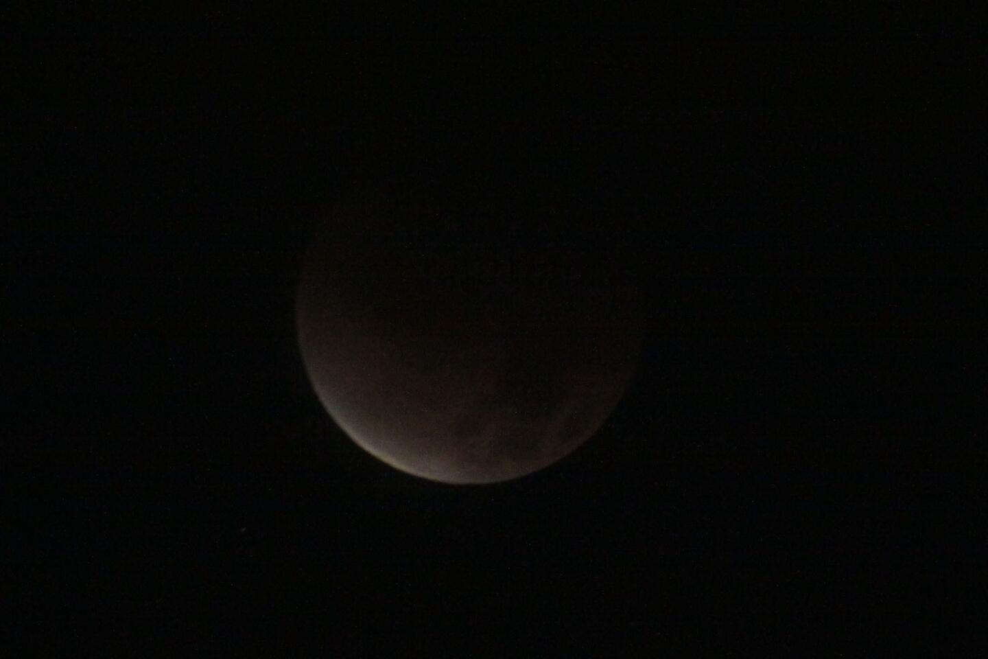 Lunar Eclipse at around 6 am, on Saturday, December 10, 2011.