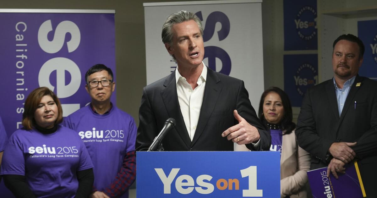Opposition concedes that Newsom likely to eke out a win on Proposition 1 in California Opposition concedes that Newsom likely to eke out a win on Proposition 1 in California