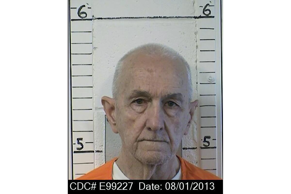 This photo provided by the California Department of Correction and Rehabilitation shows inmate Roger Reece Kibbe, 81. Kibbe a serial killer known as the "I-5 Strangler" in the 1970s and 1980s has been killed in the prison where he was serving multiple life sentences, state correctional officials said Monday, March 1, 2021. Kibbe, was unresponsive in his cell at Mule Creek State Prison southeast of Sacramento shortly after midnight Sunday. (CDCR via AP)