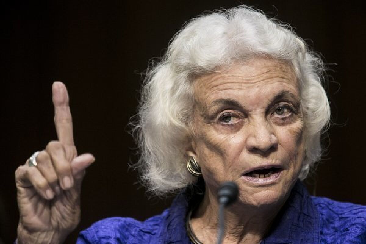 Former Supreme Court Justice Sandra Day O'Connor believes the nation is "absolutely" ready for a female president.
