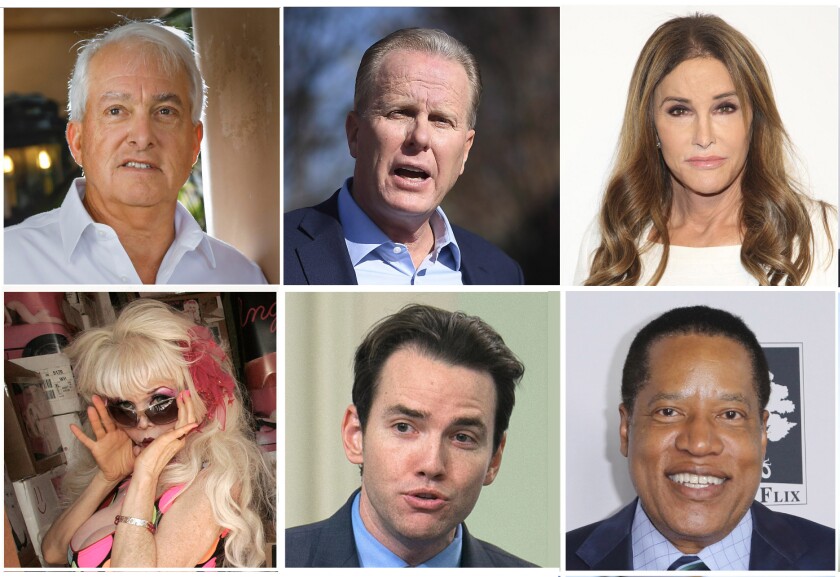 California recall candidates