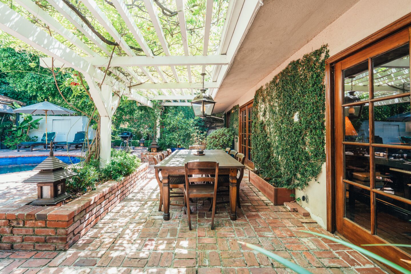 The dining patio.