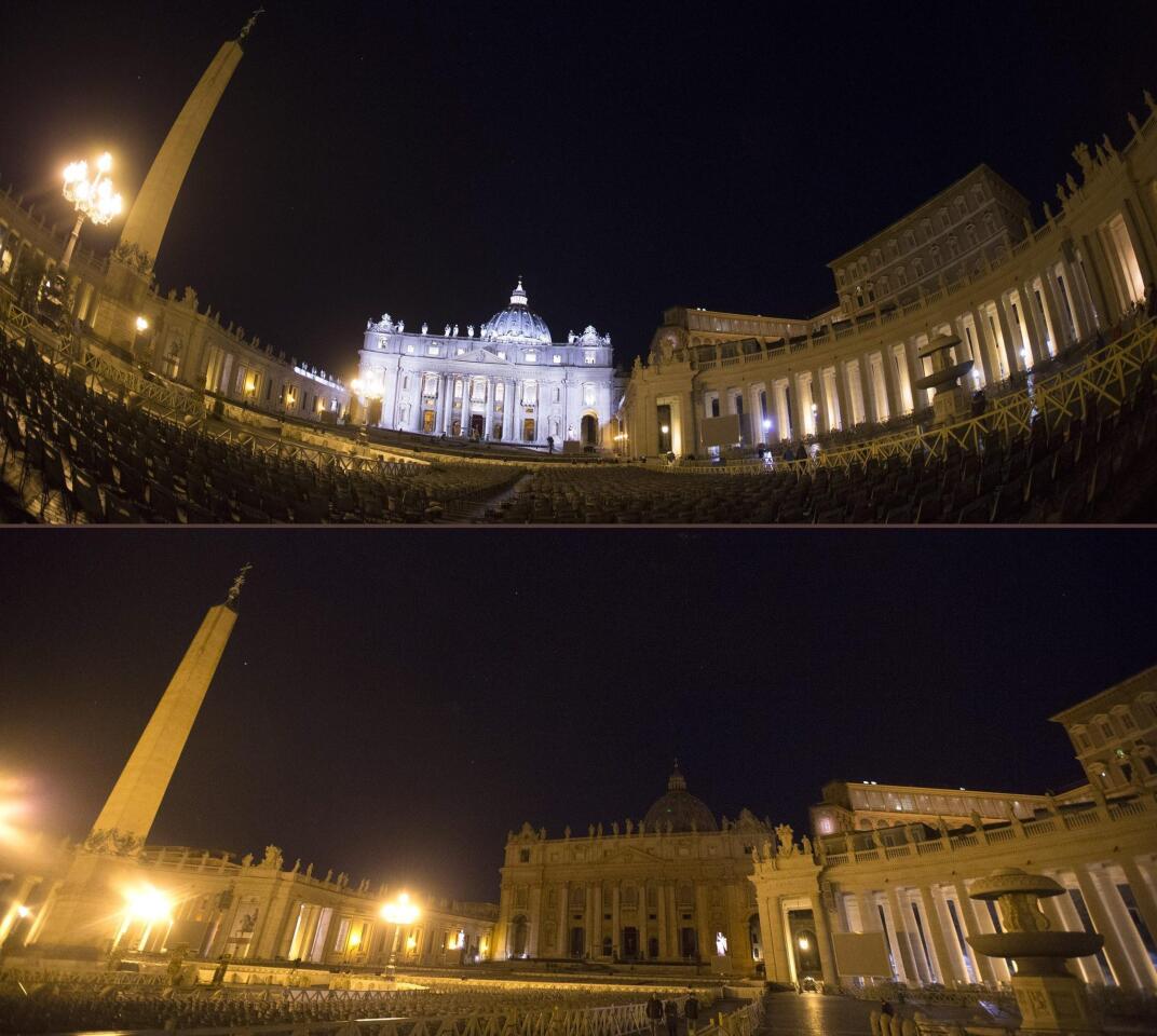 Earth Hour at Vatican City