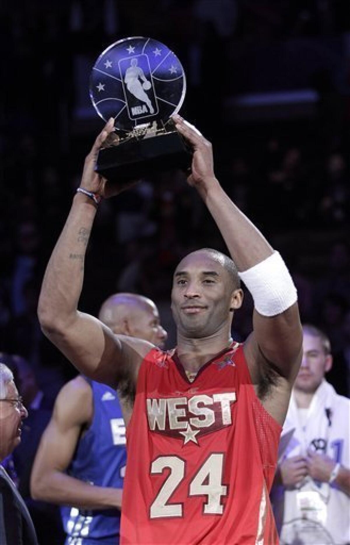 Kobe Bryant claims one more All-Star MVP trophy - The San Diego  Union-Tribune