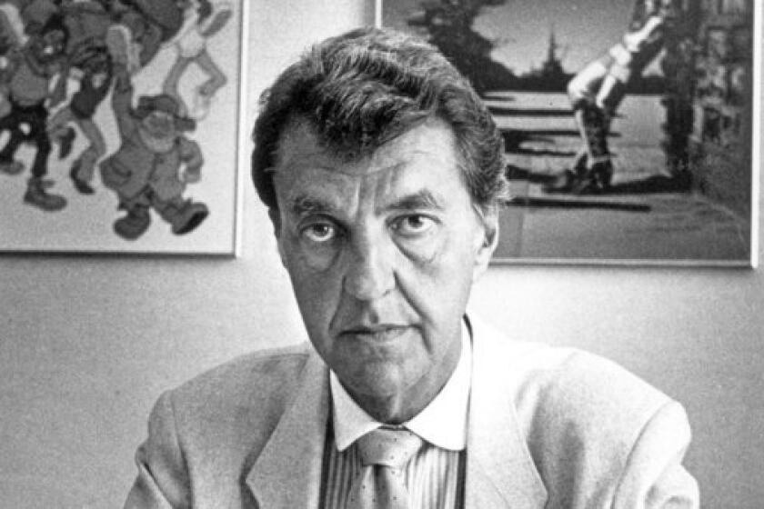 Lou Scheimer, president of Filmation Studios, in 1987.