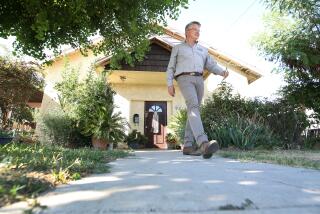 COALINGA CALIF. AUGUST 29, 2024 - Republican John Duarte walks door to door before a town hall meeting with constituents as he looks for votes in a highly contested Congressional race which could determine the control of the U.S. House in Coalinga Calif., Friday, Aug. 16, 2024. Two Central Valley Congressional races are among the most contested in the nation, where the Democratic and Republican national parties are flooding the tv and radio market with ads, as millions of dollars are funding the campaigns. (Gary Kazanjian / For The Times)