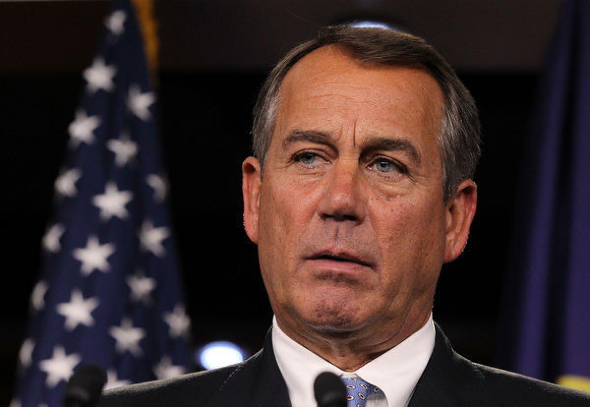 Rep. John A. Boehner of Ohio will continue as speaker of the House of Representatives.