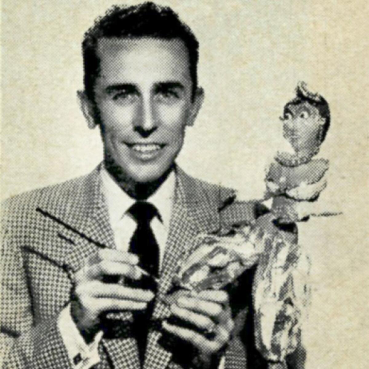 Puppeteer Daniel Llord in early 1960 performed in a fundraiser to benefit the Crescenta-Cañada YMCA Building Fund.