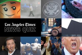 A collection of photos from this week's news quiz.