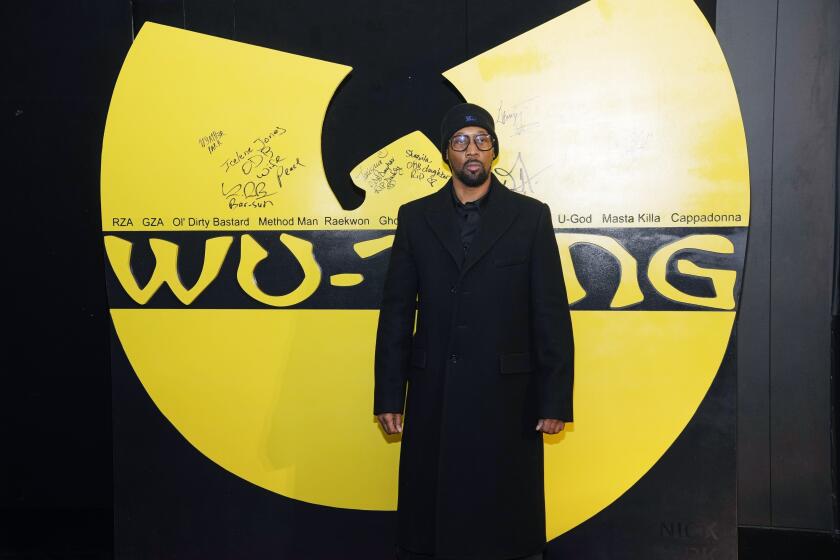 FILE - RZA attends "A Wu-Tang Experience: Live at Red Rocks Amphitheatre" screening at Walter Reade Theater on Wednesday, Nov. 15, 2023, in New York. The sole physical copy of the Wu-Tang Clan's unreleased "Once Upon a Time in Shaolin" is headed to Australia's Museum of Old and New Art. (Photo by Charles Sykes/Invision/AP, file)