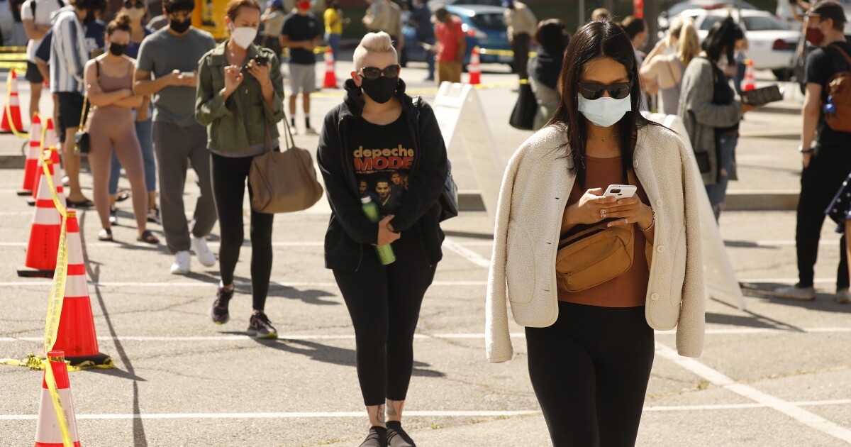 Cal State LA Vaccination Site Fills Up Fast After Eligibility