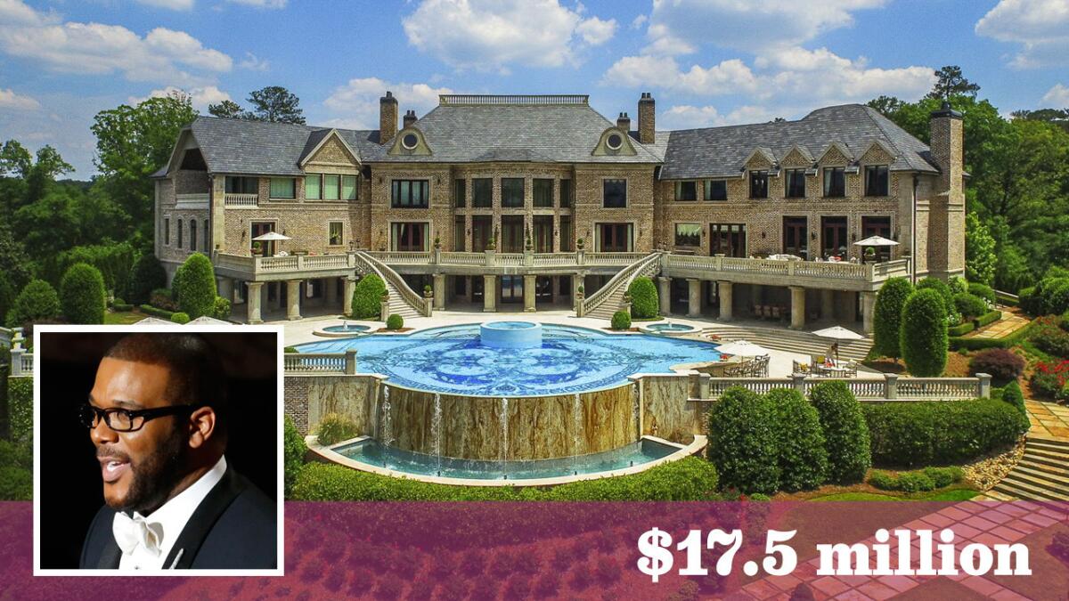 Filmmaker Tyler Perry has sold his home in Atlanta for $17.5 million, a price record for the city.