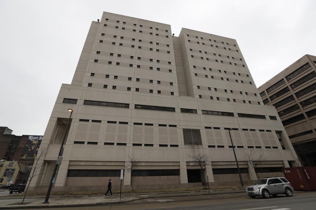 Cuyahoga County officials plan to use their settlement money to create an opioid treament program in the county jail, above.