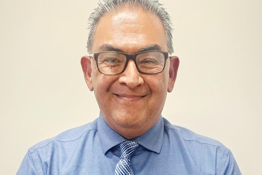 Juan Mendoza, the new principal at Diegueno Middle School.