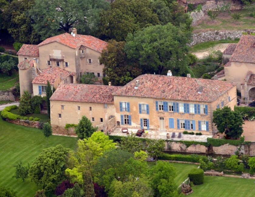 Brad Pitt and Angelina Jolie's new home and winery, Chateau Miraval, in France.
