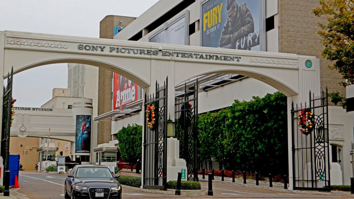 The entrance to Sony Pictures Entertainment in Culver City.