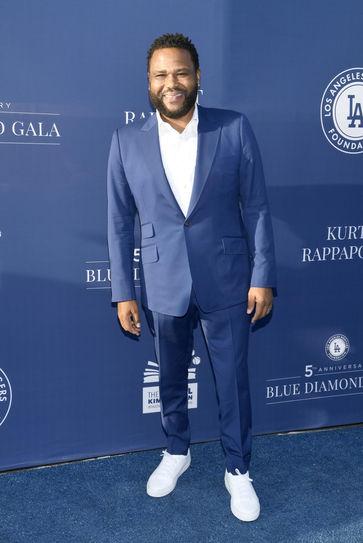 Anthony Anderson at the Los Angeles Dodgers Foundation's Blue Diamond Gala.