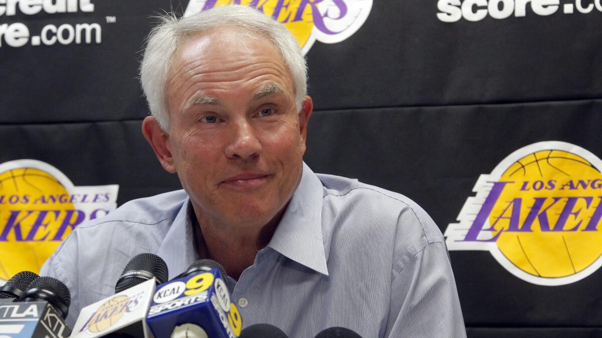 Lakers General Manager Mitch Kupchak says players who will be available early in the NBA draft are a little younger than usual, but he remains confident in their talent.