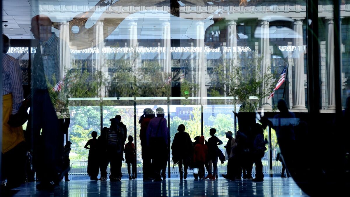 The National Museum of African American History & Culture, shown shortly after its 2016 opening, is one of more than a dozen Smithsonian Institution museums counting down to closure as the federal government's partial shutdown goes on.