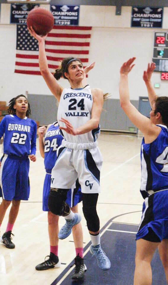 Photo Gallery: Crescenta Valley vs. Burbank league girls basketball