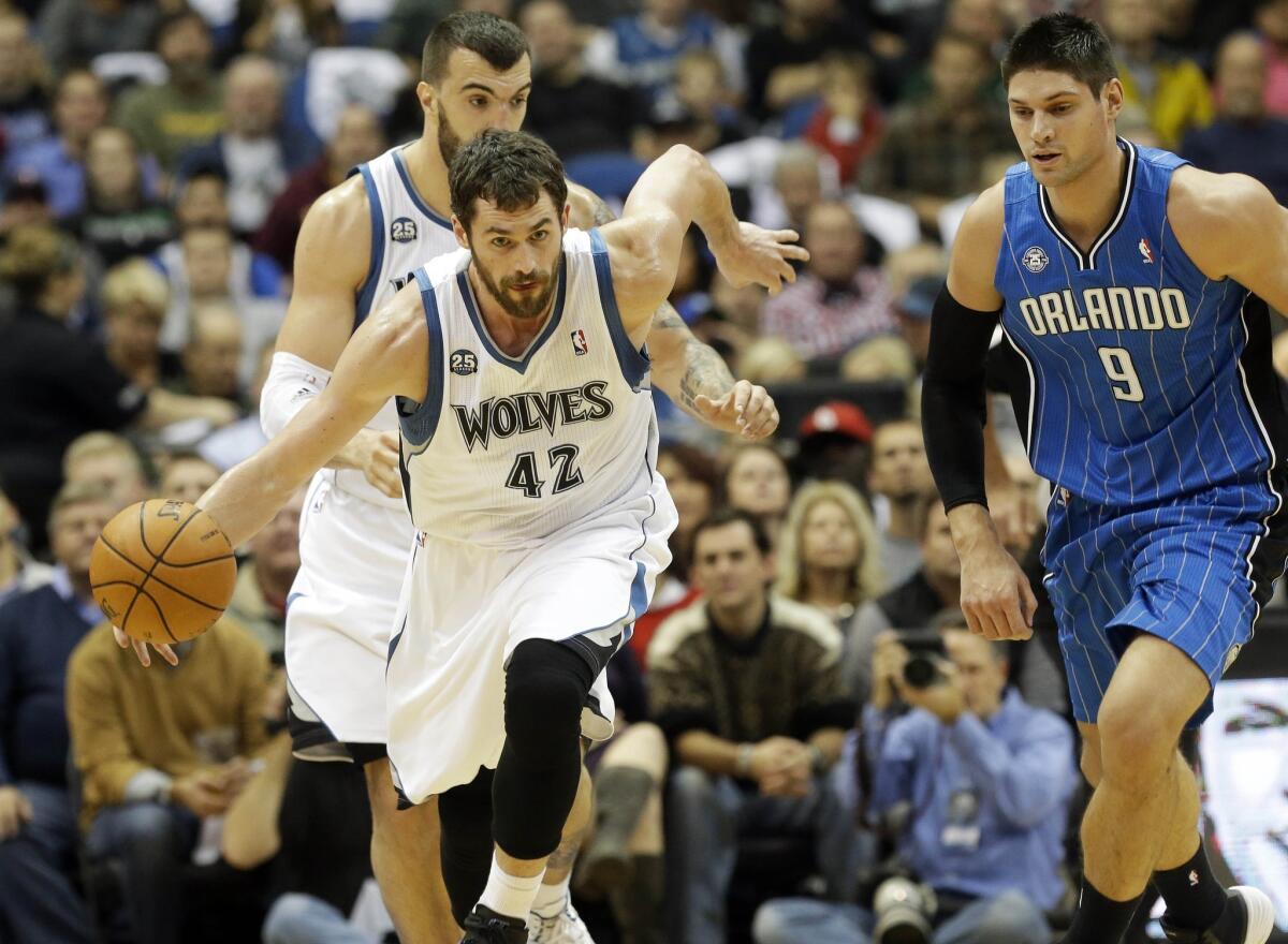 The Clippers will look to slow down Kevin Love and the Minnesota Timberwolves on Monday.