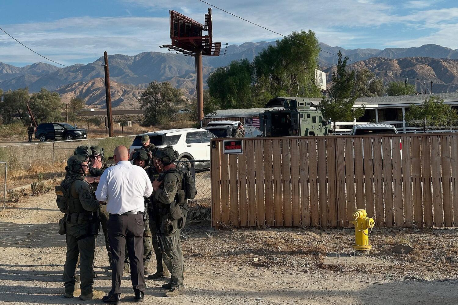A law enforcement operation was underway Friday morning at the home of 7-month-old Emmanuel Haro, who has been missing for just over a week. Jake and Rebecca Haro, the parents of Emmanuel Haro, were taken into custody. No other details about the arrests were immediately available.