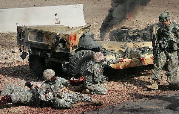 Humvee explosion