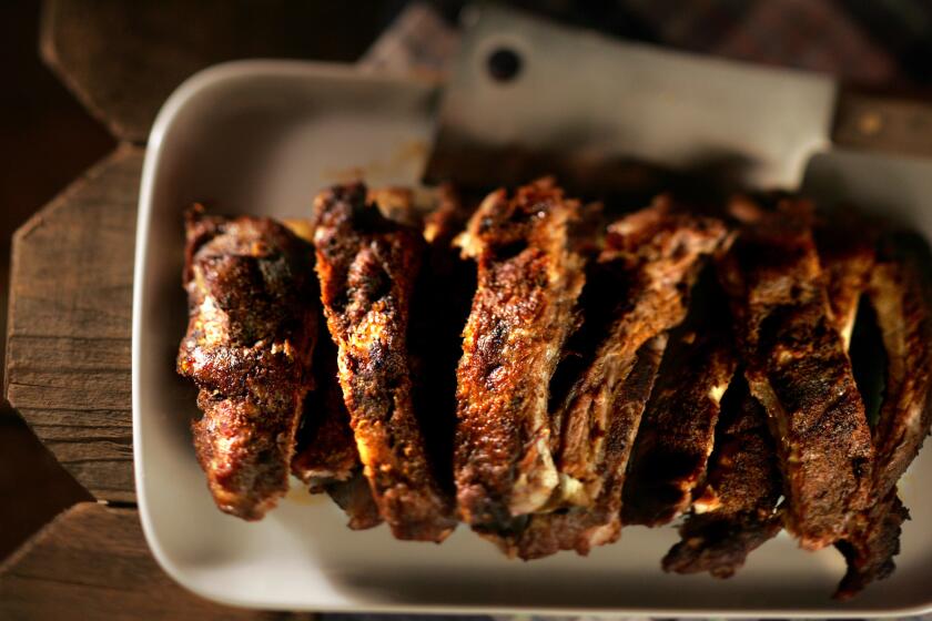 Hickory smoked Baby Back Ribs. Get the recipe.