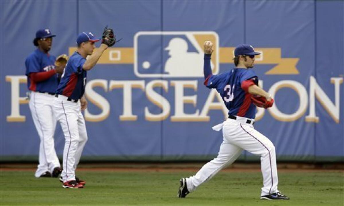 2010 World Series, Rangers Vs. Giants: Starting Rotation Schedules