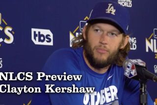 Clayton Kershaw on hoping he doesn't have to pitch again this NLCS