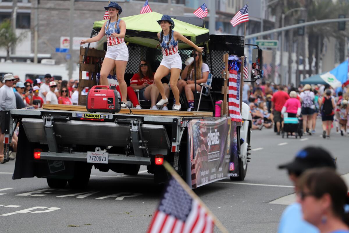 Huntington Beach's Fourth of July parade is the largest west of the Mississippi River.