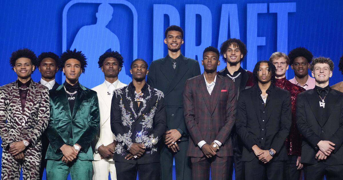 Déclarations de mode du projet de NBA: Le bon, ébloui et sans chaussettes