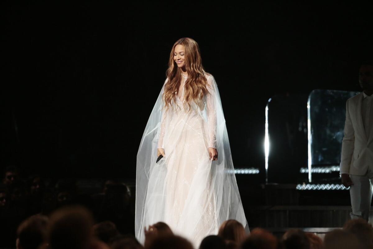 Beyoncé performs at the 57th annual Grammy Awards in 2015. Friday is her birthday.